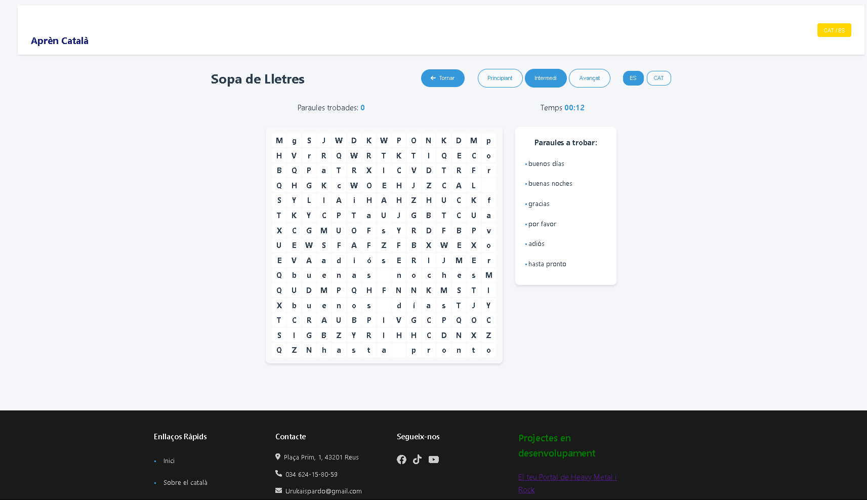 Sopa de Letras